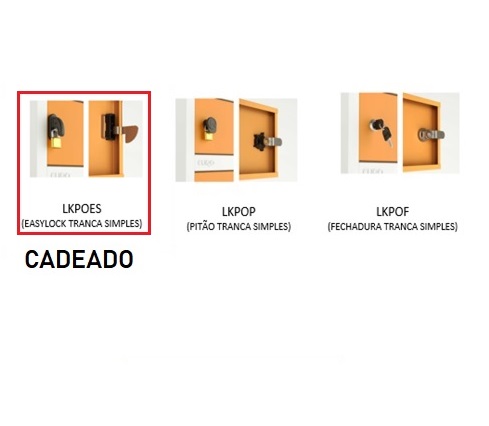 Caixa Postal para Correspondência em aço - 10 Portas | Fechadura Easylock - Pitão para cadeado, Cores Diversas