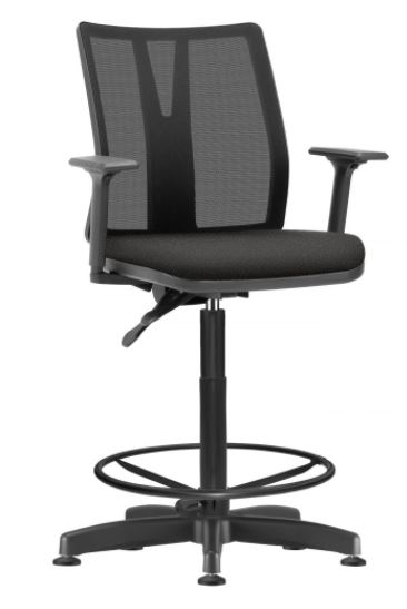 Cadeira ADDIT Base Caixa - Ergonômica com Mecanismo Evolution - Com Tela *Com Braço