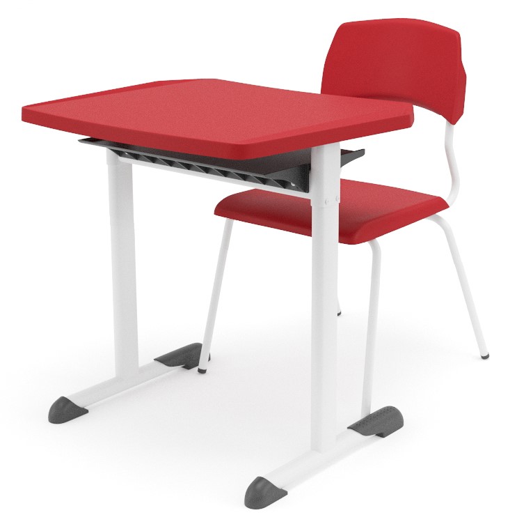 Conjunto Mesa e Cadeira Escolar Eloplax Juvenil