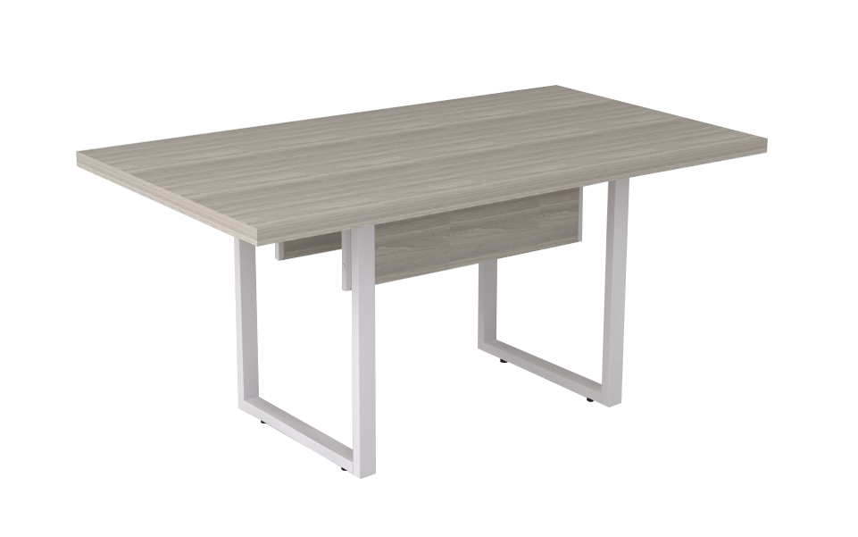 Mesa de Reunião Pé Quadrado 160 x 90 | Linha Prima ARQ 40mm